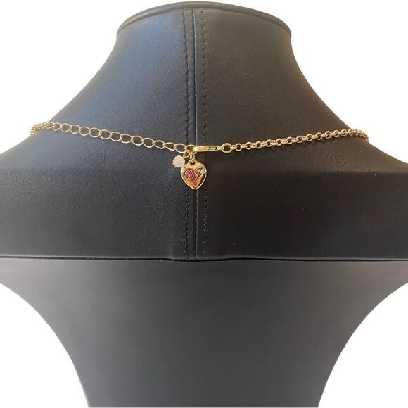 Betsey Johnson Sparkly Hamburger Pendant Necklace. - Picture 5 of 7